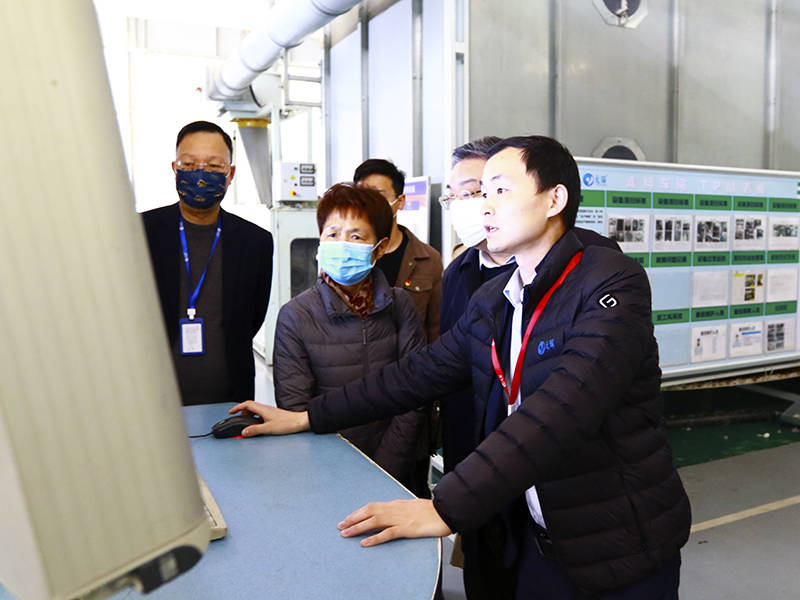  安徽省纺织行业协会到3499拉斯维加斯科技调研走访 